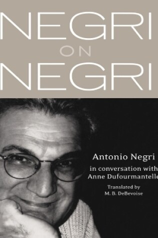 Cover of Negri on Negri
