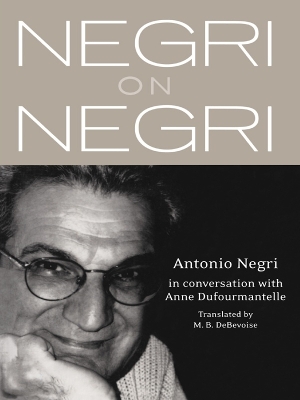 Book cover for Negri on Negri