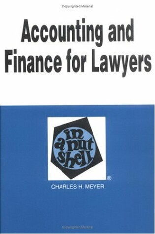 Cover of Accounting & Finance in Nut 2d