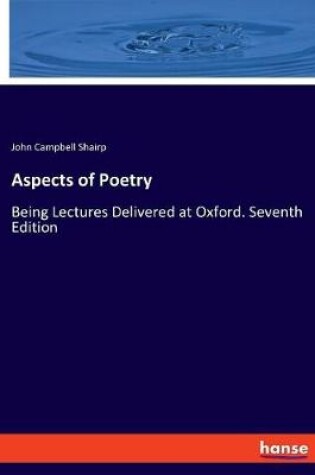 Cover of Aspects of Poetry