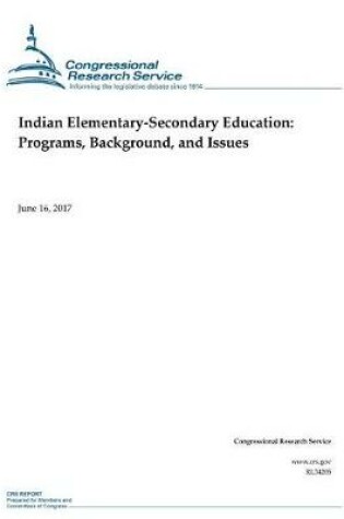Cover of Indian Elementary-Secondary Education