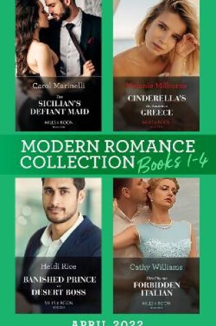 Cover of Modern Romance April 2022 Books 1-4