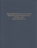 Book cover for The Extramural Sanctuary of Demeter and Persepho – Scarabs, Inscribed Gems, and Engraved Finger Rings; Attic Black Figure and Black Glazed Pottery