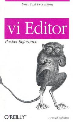 Book cover for VI Editor Pocket Reference