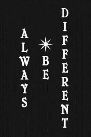 Cover of Always Be Different