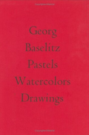 Cover of Pastels, Watercolors, Drawings