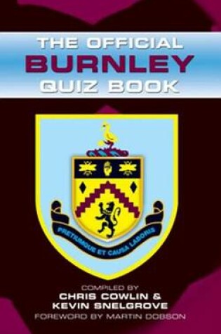 Cover of The Official Burnley Quiz Book