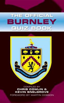 Book cover for The Official Burnley Quiz Book