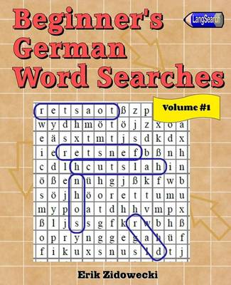 Book cover for Beginner's German Word Searches - Volume 1