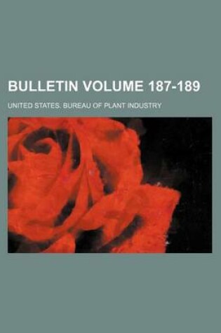 Cover of Bulletin Volume 187-189