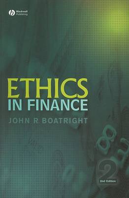 Book cover for Ethics in Finance