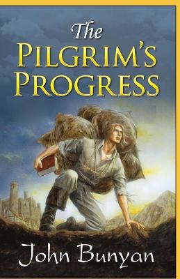 Book cover for The Pilgrim's Progress by John Bunyan illustrated edition