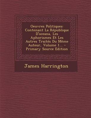 Book cover for Oeuvres Politiques