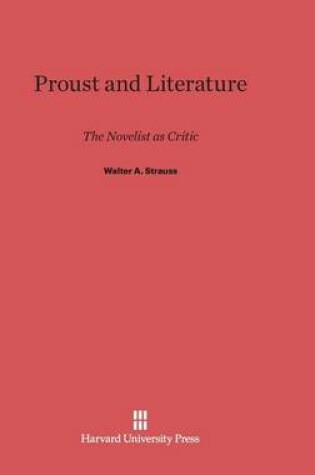 Cover of Proust and Literature