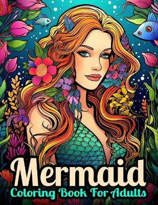 Book cover for Adult Mermaid Coloring Book