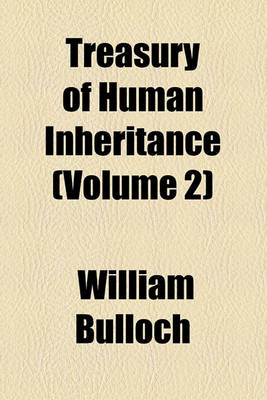 Book cover for Treasury of Human Inheritance (Volume 2)