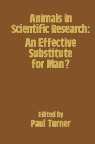 Cover of Animals in Scientific Research