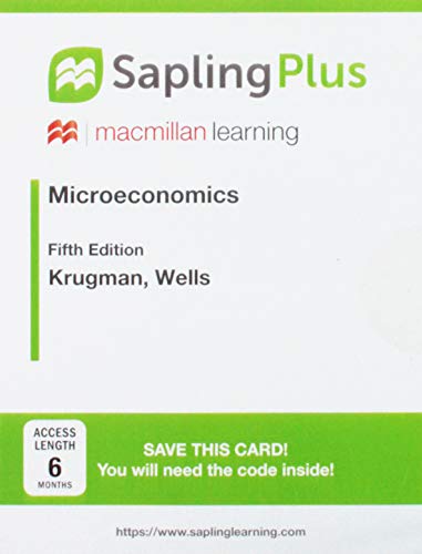 Book cover for Saplingplus for Microeconomics (Single-Term Access)