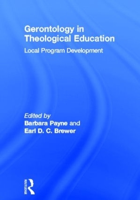 Cover of Gerontology in Theological Education