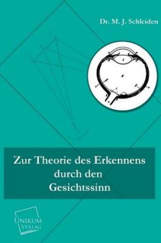 Cover of Zur Theorie Des Erkennens Durch Den Gesichtssinn