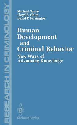 Book cover for Human Development and Criminal Behavior
