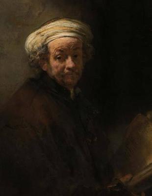 Book cover for Self-Portrait as the Apostle Paul, Rembrandt Van Rijn. Blank Journal