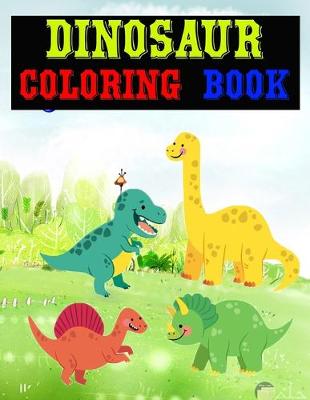 Book cover for Dinosaur Coloring Book