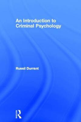 Book cover for An Introduction to Criminal Psychology