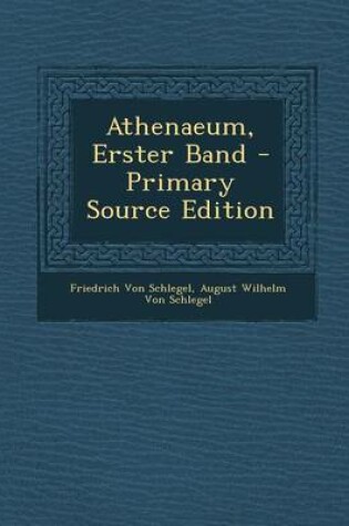 Cover of Athenaeum, Erster Band