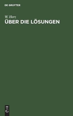 Book cover for UEber die Loesungen