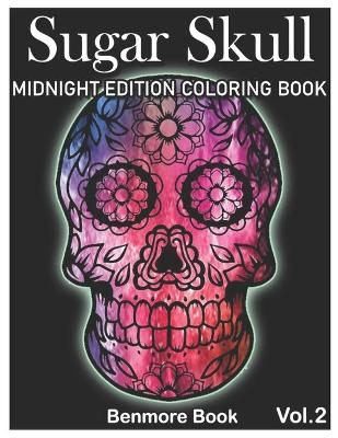 Cover of Sugar Skull Midnight Edition Coloring Book