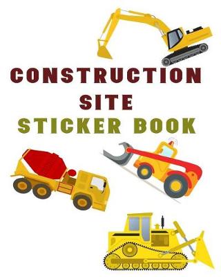 Book cover for Construction Site Sticker Book