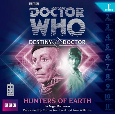 Book cover for Doctor Who: Hunters from Earth (Destiny of the Doctor 1)