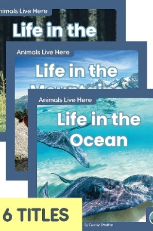 Cover of Animals Live Here (Set of 6)