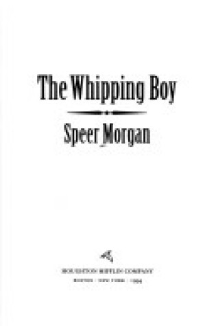 Cover of The Whipping Boy