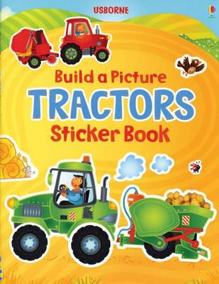 Cover of Build a Picture Tractors Sticker Book