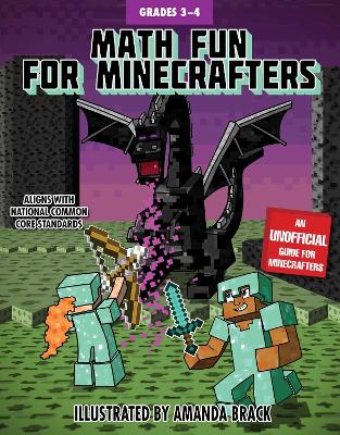 Cover of Math Fun for Minecrafters: Grades 3–4