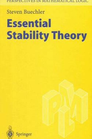 Cover of Essential Stability Theory