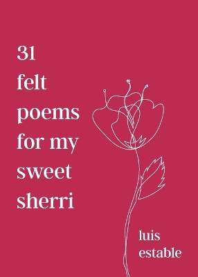 Book cover for 31 felt poems for my sweet sherri