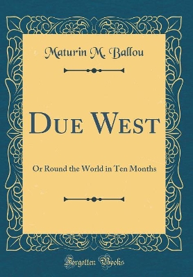 Book cover for Due West