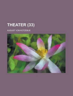 Book cover for Theater Volume 33