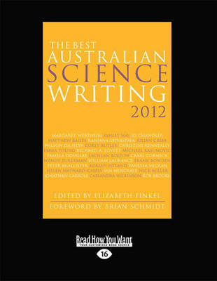 Book cover for The Best Australian Science Writing 2012