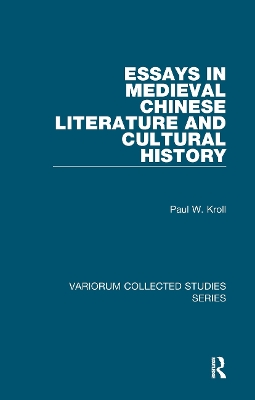 Cover of Essays in Medieval Chinese Literature and Cultural History