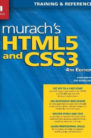 Cover of Murach's HTML5 and CSS3, 4th Edition