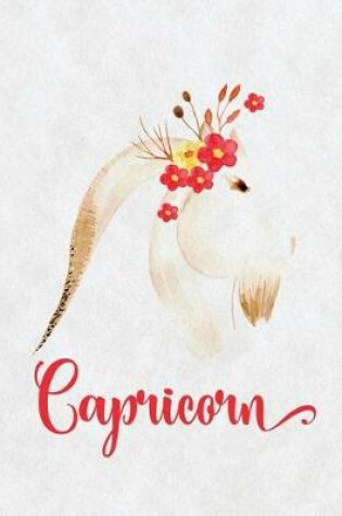 Cover of Capricorn Zodiac Creative Notebook Journal