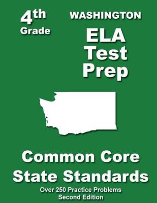 Book cover for Washington 4th Grade ELA Test Prep