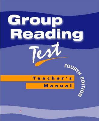 Book cover for Group Reading Test, Form B Pk20