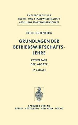 Book cover for Grundlagen der Betriebswirtschaftslehre