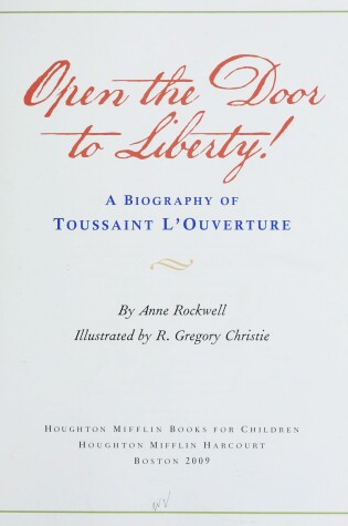 Cover of Open the Door to Liberty