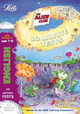 Book cover for Alien Club 10 Minute Tests English 7-8